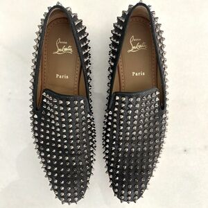 Christian Louboutin Men’s Size 44.5 Studded Loafer